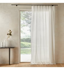 Voilage voile de coton biologique lavé AM.PM