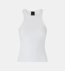 Débardeur en maille côtelée à logo pinko Pinko