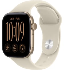 Montre connectée Serie 12 42mm Alu Or clair / Sable M/L Apple