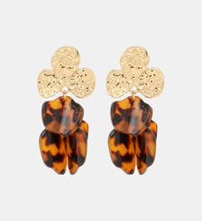 Boucles d'oreilles pétales en résine Balaboosté