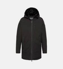 Manteau long à capuche Schott