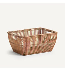 Panier à linge rotin L50xH24cm Sentaku AM.PM