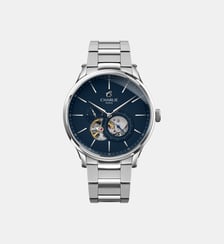 Montre automatique Initial Bleu foncé ICO - 40 - 009 Charlie Paris