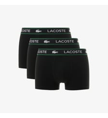 Lot de 3 boxers courts griffés jersey stretch Lacoste