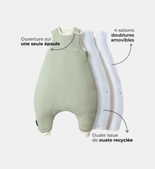Gigoteuse à pieds avec chaussettes Les petites billes