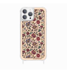 Coque de téléphone glossy foulard rouge avec anneaux pour iPhone 14 Pro Max La Coque Française