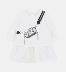 Robe en polaire de coton Marc Jacobs Kids