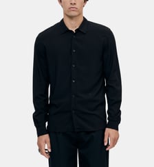 Chemise fluide à coupe droite avec broderie The Kooples