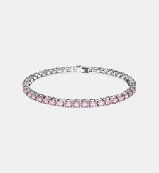 Bracelet Tennis Matrix, Doré à l’or 18 carats (750/1000) Swarovski