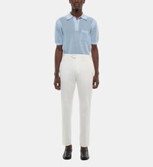 Chino ajusté en toile de coton Fursac