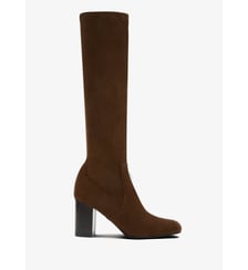 Petrona - Bottes En Cuir Stretch Cognac Parallèle