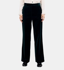 Pantalon large de tailleur en velours - MYA Gerard Darel