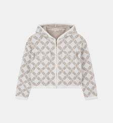Cardigan à capuche Michael Kors Kids