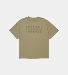 T-shirt avec logo sur la poitrine MM6 Maison Margiela