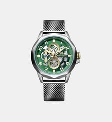 Montre Origine Vert, Doré MOW1410 Montignac