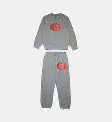 Combinaison en molleton avec logo Diesel Kids