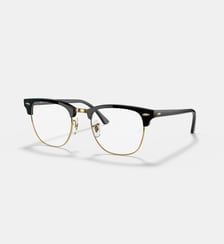 Lunettes de soleil Carré RB3016 Clubmaster Blue-Violet Light Clear Ray Ban