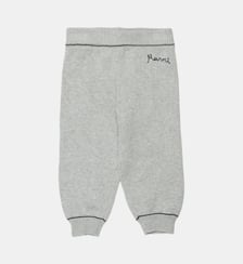 Pantalon en maille avec logo Marni