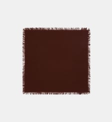 Foulard à fines franges en cachemire Bompard