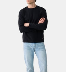 T-shirt à manches longues en coton Le Slip Francais
