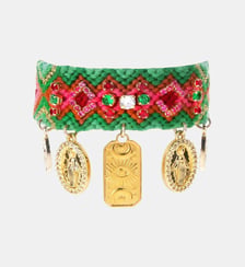 Bracelet tissé avec perles et pampilles CRUZES Hipanema