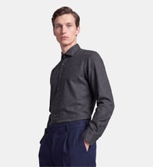 Chemise en jersey 1/1 Shaped Col Kent Seidensticker