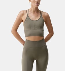 Brassière de sport femme India maintien moyen bretelles coussinets amovibles Born Living Yoga