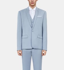 Veste de costume en laine avec chaîne en métal coupe ajustée The Kooples