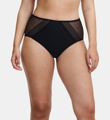 Culotte taille haute en dentelle Chantelle Pulp