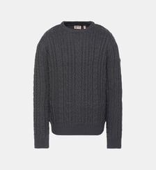Pull col rond en maille torsadée Schott