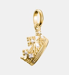 Pendentif Charm couronne avec pierres blanches Connect Thomas Sabo