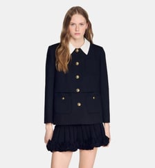 Veste à col contrasté Sandro
