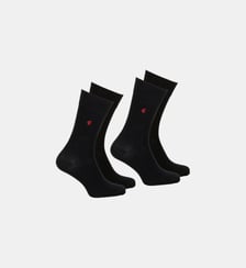 Chaussettes mi-hautes, lot de 2 paires, coton peigné ESSENTIELS Eminence