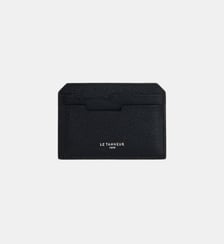 Porte cartes Gaston en cuir grain croisé Le Tanneur