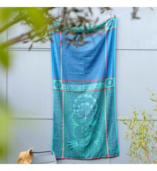 Drap de plage Holi 100% coton Le Jacquard Francais
