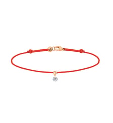Bracelet Cordon BB - Diamant solitaire 0,10ct - Or rose 750‰ La Brune & La Blonde
