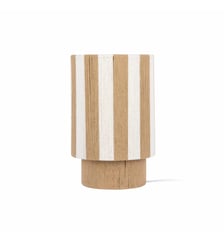 Lampe de Table Vienna Stripes - Naturel - 22x22x35cm Leitmotiv