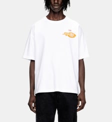 T-shirt en coton avec imprimé graphique Diesel