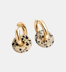 Boucles d’oreilles à cerceau moyen en argent 925 dorées 18K Aristocrazy