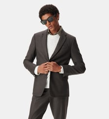 Veste de costume flanelle en laine Ikks