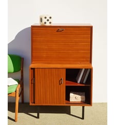 Buffet 2 corps en bois vintage Gustave N°1636- Produit chiné Debongout