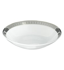 Coupelle chinoise en porcelaine et finition platine - MALMAISON Christofle