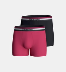 Lot de 2 boxers unis en coton Eden Park