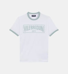 T-shirt en jersey de coton léger logo Bicolor Logo Vilebrequin