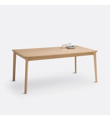 Table à manger, extensible, en plaqué chêne, 6 à 10 couverts La Redoute Interieurs