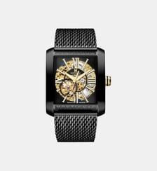 Montre automatique Rampart Noir, Doré MOW1301 Montignac