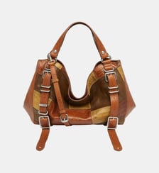 D-One-Sac medium à poignée supérieure en cuir patchwork Diesel