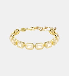 Bracelet Millenia, Doré à l’or 18 carats (750/1000) Swarovski