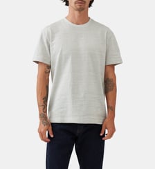 T-shirt slim en coton et lycra manches courtes Leith Valley Rodd & Gunn