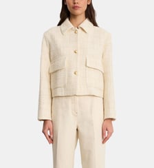 Veste à col en tweed et lurex - MALOE Pablo